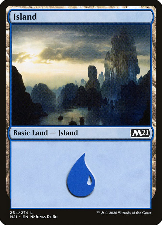 MTG Card Title: Island M21/264