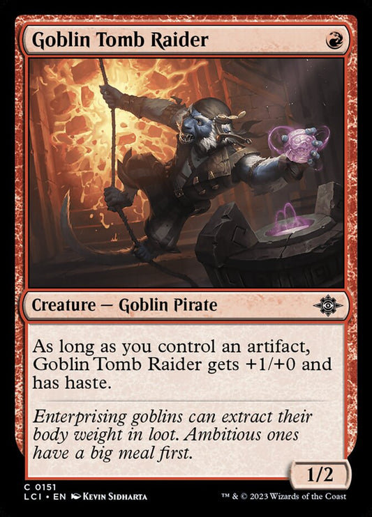 MTG Card Title: Goblin Tomb Raider LCI/151