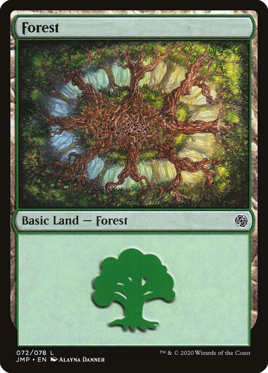 MTG Card Title: Forest JMP/72