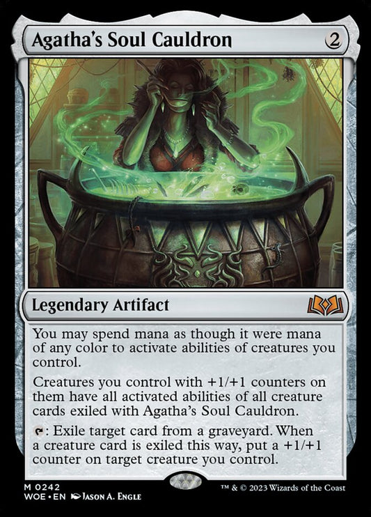 MTG Card Title: Agatha's Soul Cauldron WOE/242
