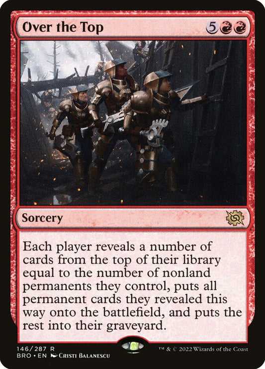 MTG Card Title: Over the Top BRO/146