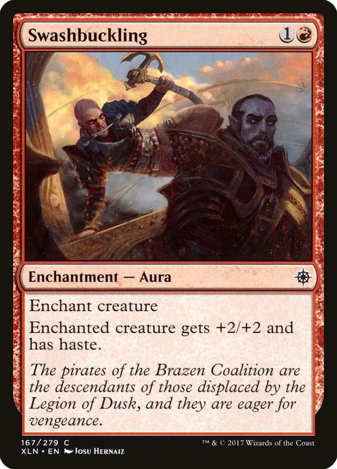 MTG Card Title: Swashbuckling XLN/167