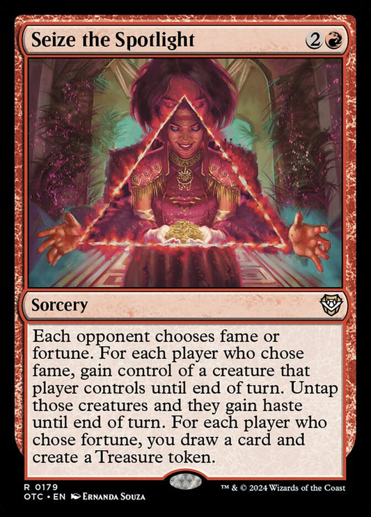 MTG Card Title: Seize the Spotlight OTC/179