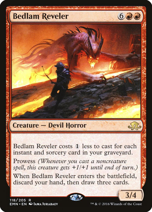 MTG Card Title: Bedlam Reveler EMN/118