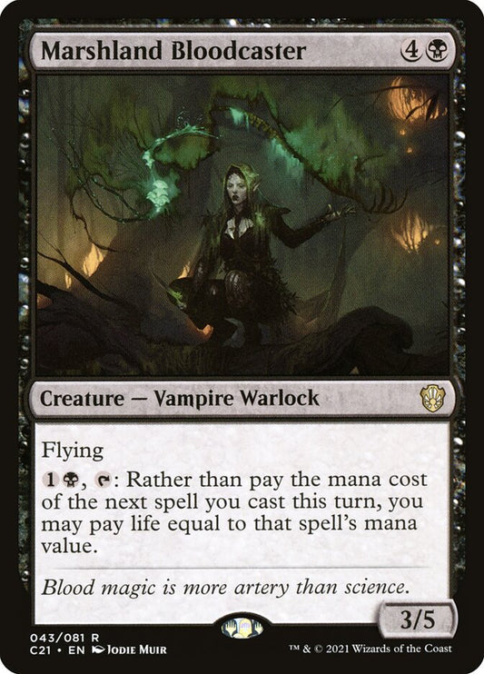 MTG Card Title: Marshland Bloodcaster C21/43