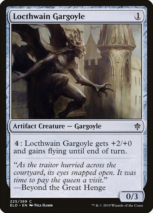 MTG Card Title: Locthwain Gargoyle ELD/225