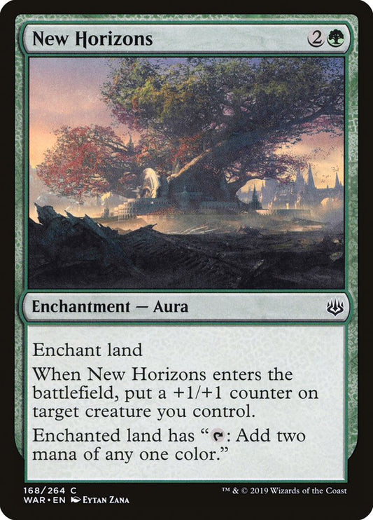 MTG Card Title: New Horizons WAR/168