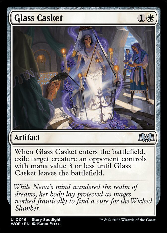 MTG Card Title: Glass Casket WOE/16