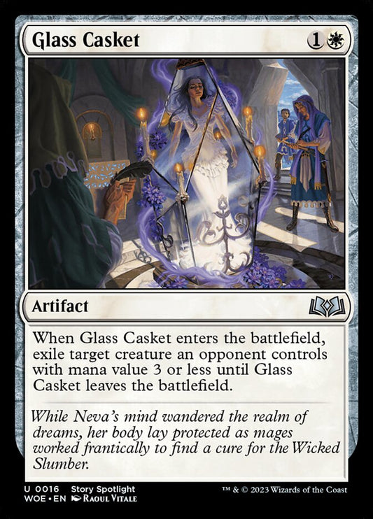MTG Card Title: Glass Casket WOE/16