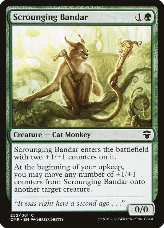 MTG Card Title: Scrounging Bandar CMR/252