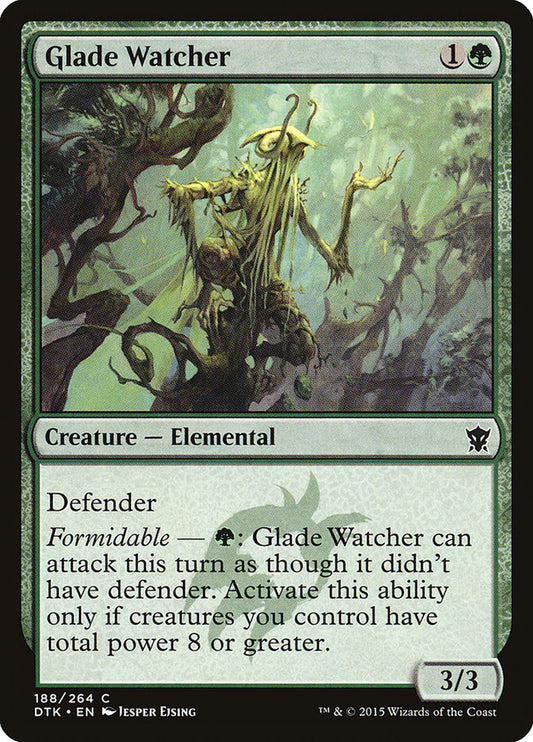 MTG Card Title: Glade Watcher DTK/188