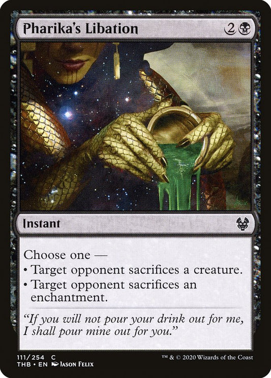 MTG Card Title: Pharika's Libation THB/111