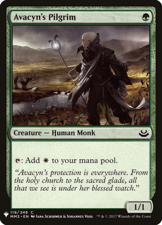 MTG Card Title: Avacyn's Pilgrim PLST/MM3-119