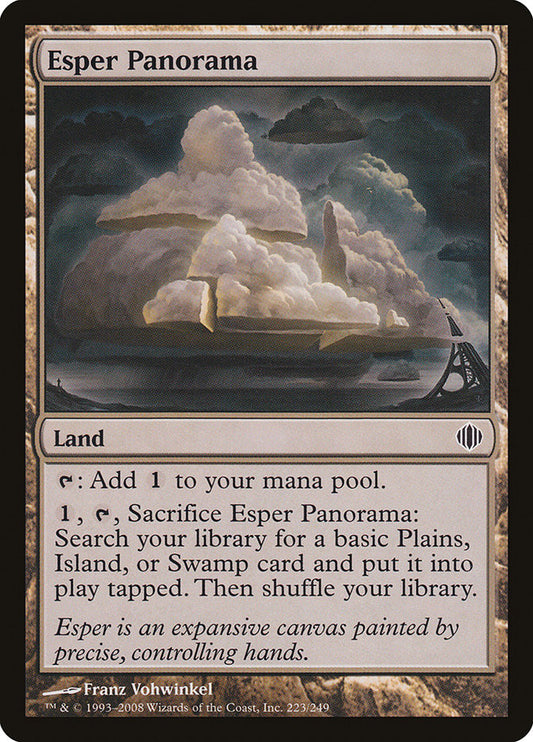 MTG Card Title: Esper Panorama ALA/223