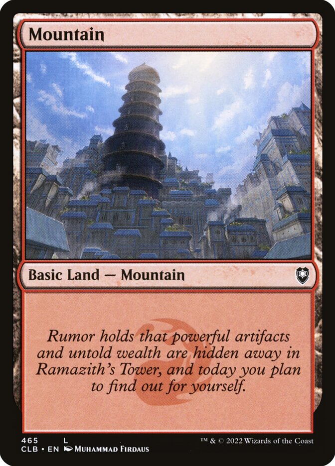 MTG Card Title: Mountain CLB/465