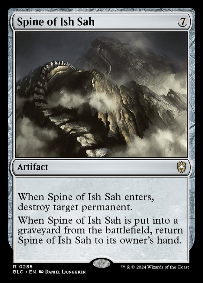 MTG Card Title: Spine of Ish Sah BLC/285