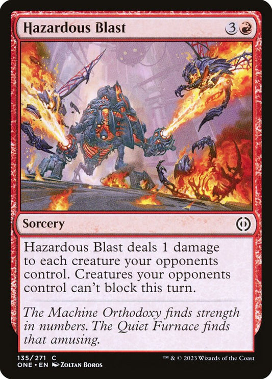 MTG Card Title: Hazardous Blast ONE/135