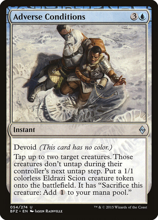 MTG Card Title: Adverse Conditions BFZ/54