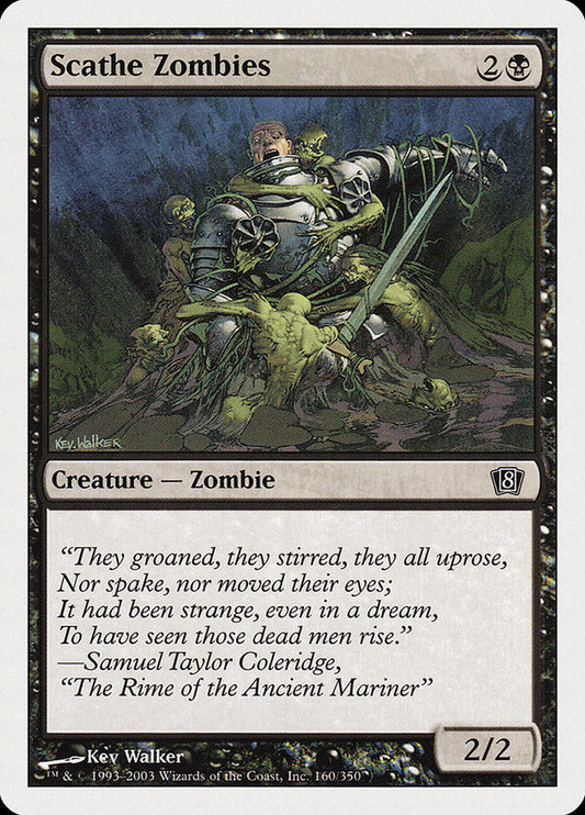 MTG Card Title: Scathe Zombies 8ED/160