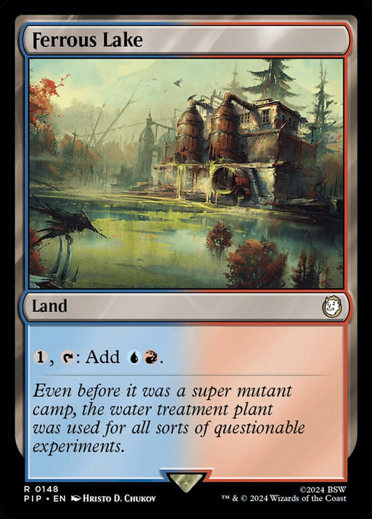MTG Card Title: Ferrous Lake PIP/148