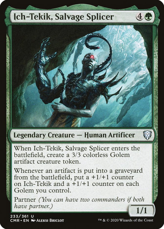MTG Card Title: Ich-Tekik, Salvage Splicer CMR/233