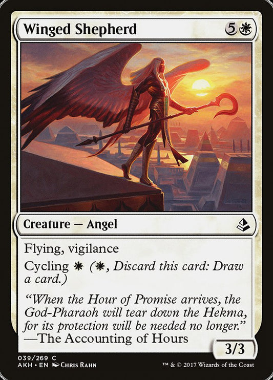 MTG Card Title: Winged Shepherd AKH/39