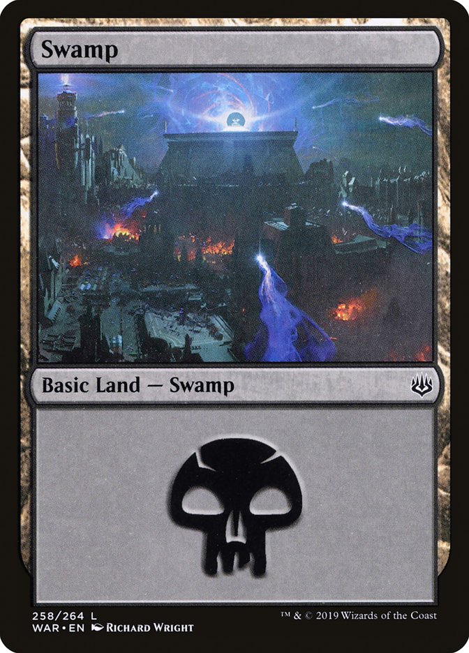 MTG Card Title: Swamp WAR/258