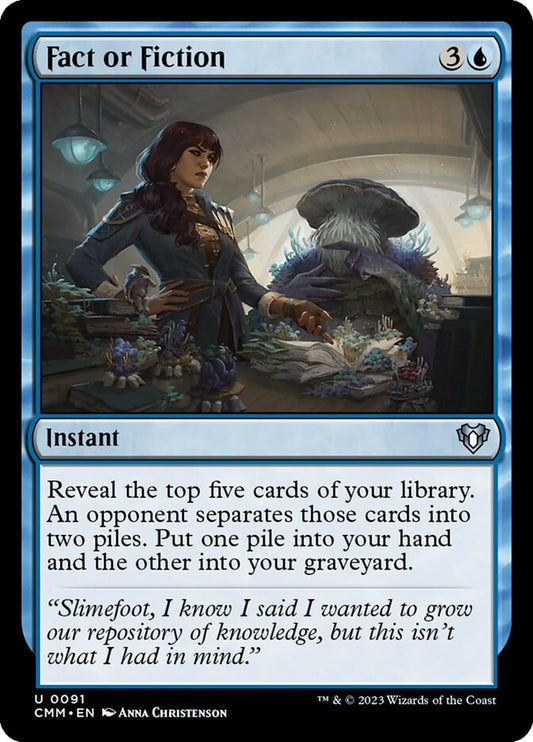 MTG Card Title: Fact or Fiction CMM/91
