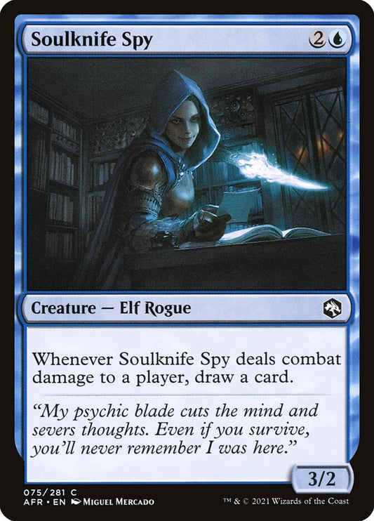 MTG Card Title: Soulknife Spy AFR/75