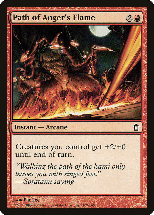 MTG Card Title: Path of Anger's Flame SOK/109