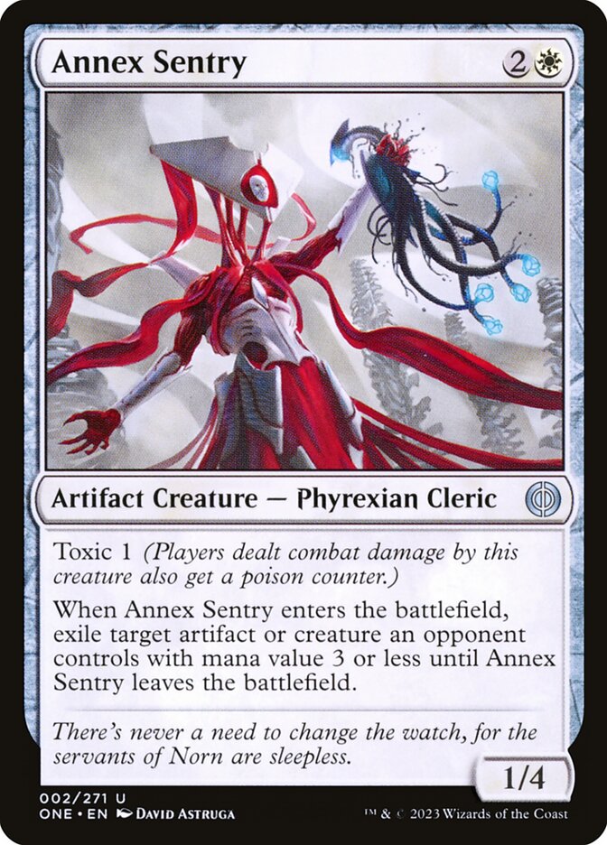 MTG Card Title: Annex Sentry ONE/2