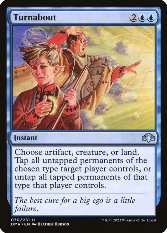 MTG Card Title: Turnabout DMR/70
