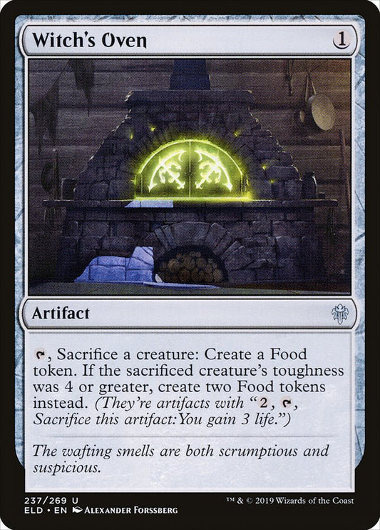 MTG Card Title: Witch's Oven ELD/237