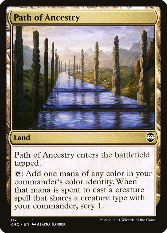 MTG Card Title: Path of Ancestry KHC/117