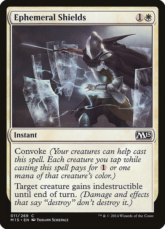 MTG Card Title: Ephemeral Shields M15/11