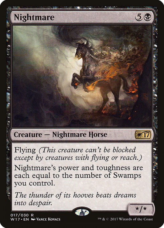 MTG Card Title: Nightmare W17/17