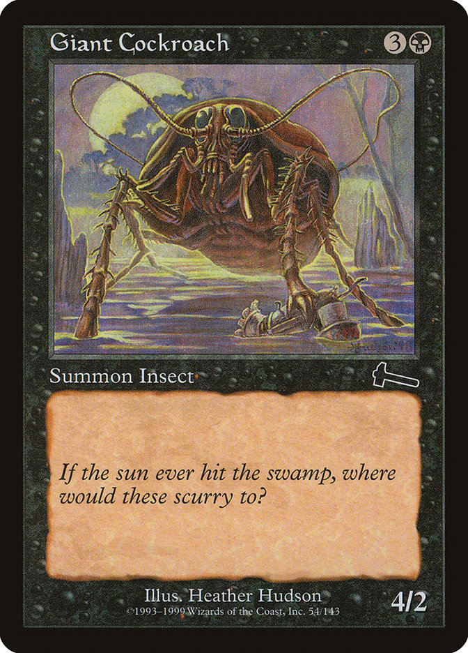 MTG Card Title: Giant Cockroach ULG/54