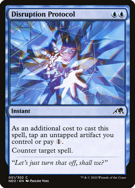 MTG Card Title: Disruption Protocol NEO/51