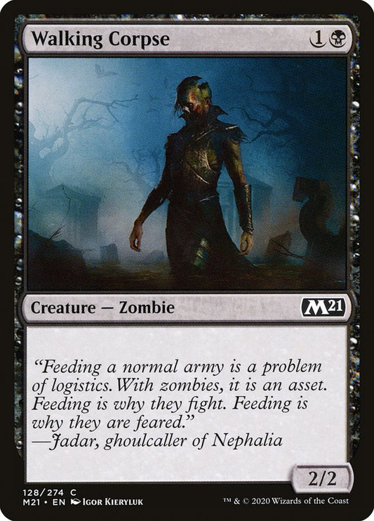 MTG Card Title: Walking Corpse M21/128