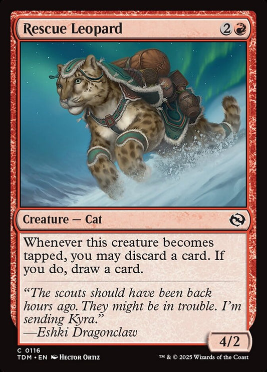 MTG Card Title: Rescue Leopard TDM/116