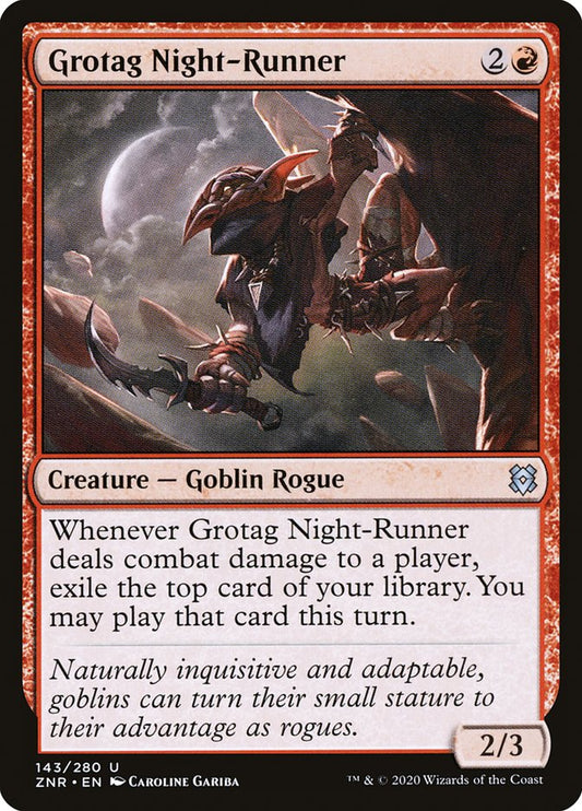 MTG Card Title: Grotag Night-Runner ZNR/143