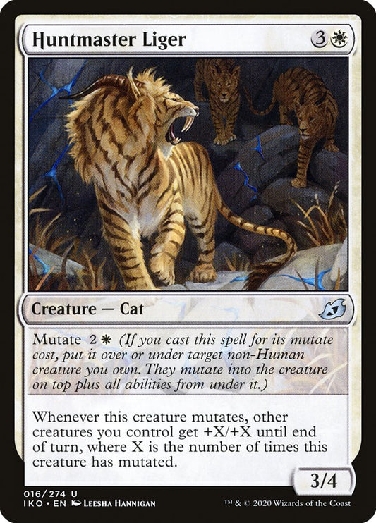 MTG Card Title: Huntmaster Liger IKO/16