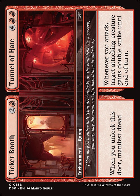 MTG Card Title: Ticket Booth // Tunnel of Hate DSK/158