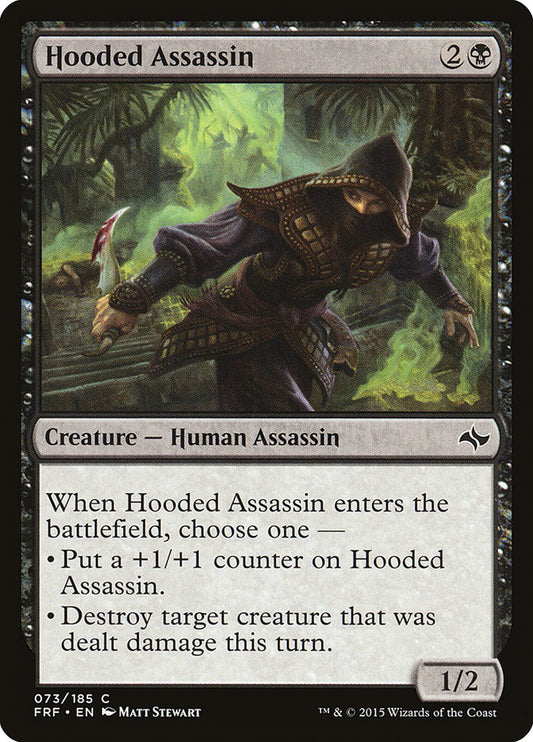 MTG Card Title: Hooded Assassin FRF/73