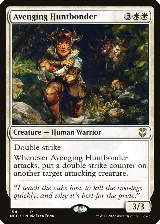 MTG Card Title: Avenging Huntbonder NCC/194