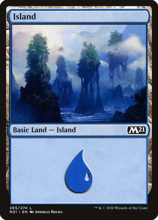 MTG Card Title: Island M21/265