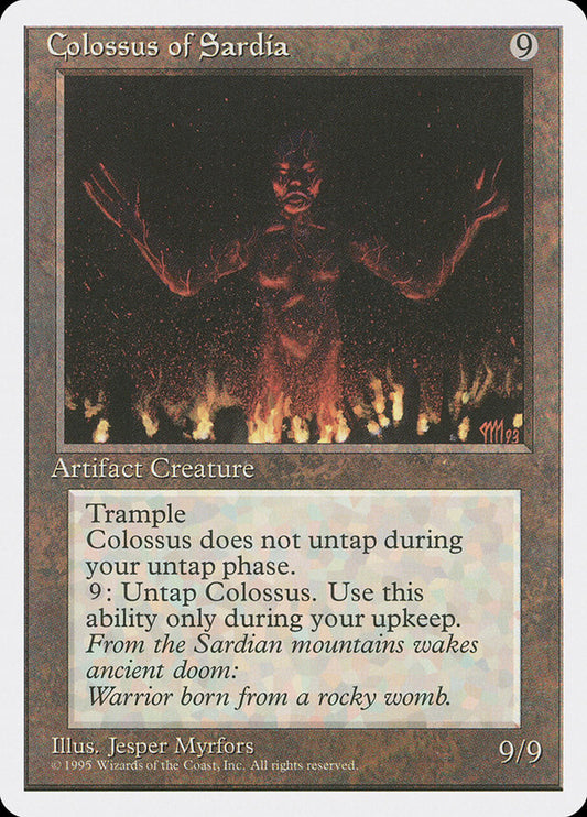 MTG Card Title: Colossus of Sardia 4ED/308