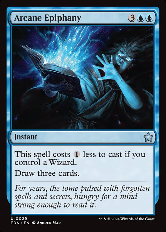 MTG Card Title: Arcane Epiphany FDN/29