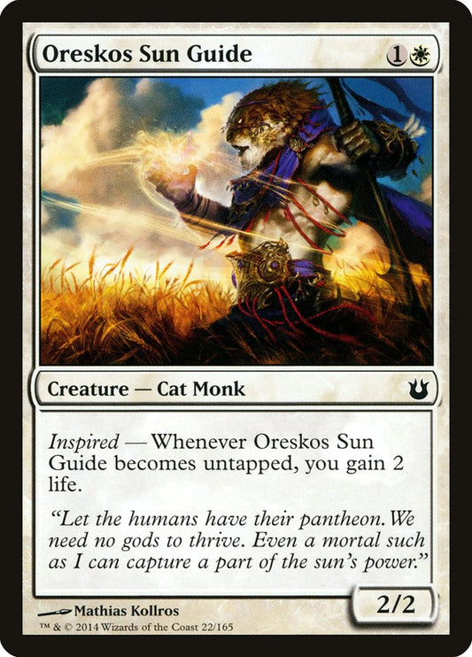 MTG Card Title: Oreskos Sun Guide BNG/22