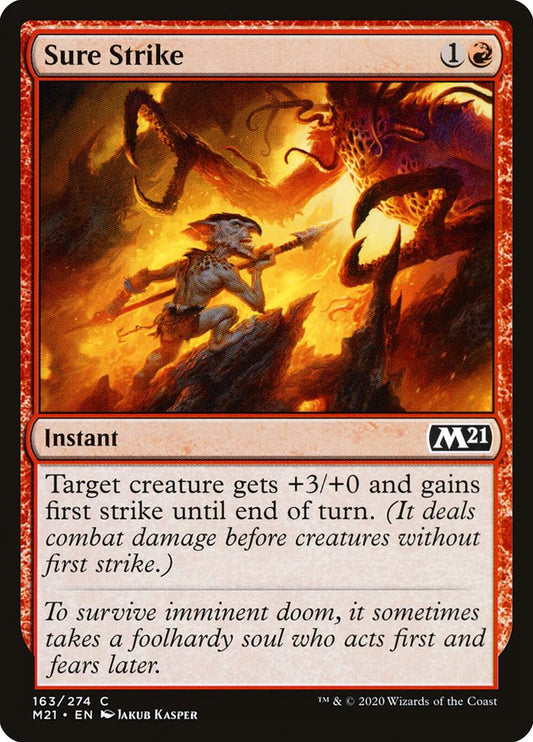 MTG Card Title: Sure Strike M21/163